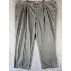 Classics M Men’s Regular Fit Stretch Chino Pants 52x30 Khaki Gray Beige Trousers